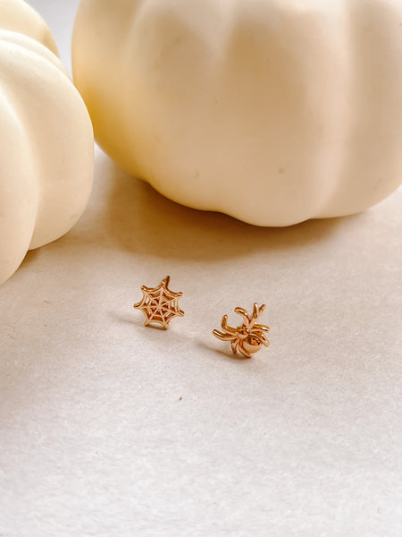 Fall Gold Plated Studs