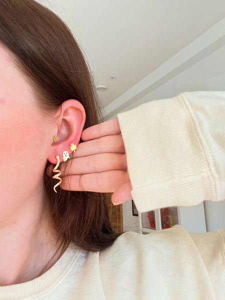 Fall Gold Plated Studs