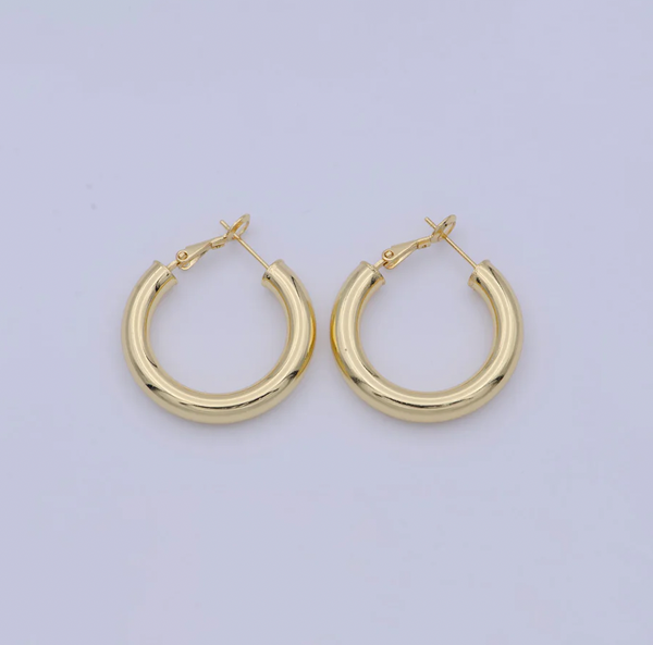 Gold Filled Hinged Hoops