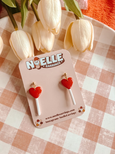 Heart Sucker Earrings