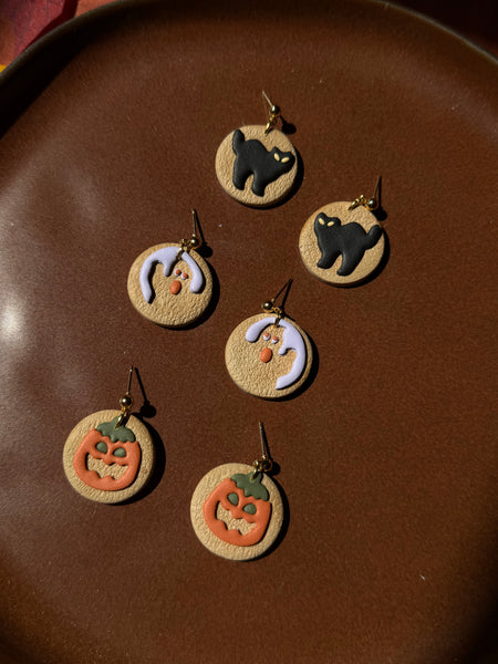 Nostalgic Halloween Cookie Earrings
