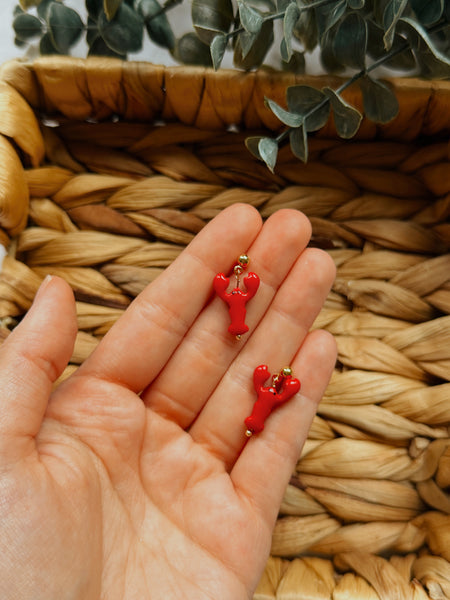 Mini Lobster Earrings