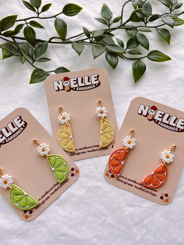 Daisy Citrus Earrings