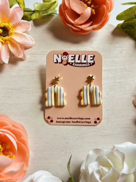 Whimsical Striped Squiggle Arches