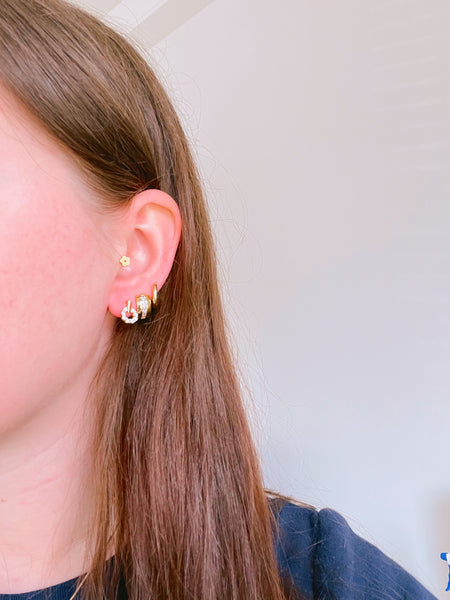 CZ Circle Studs