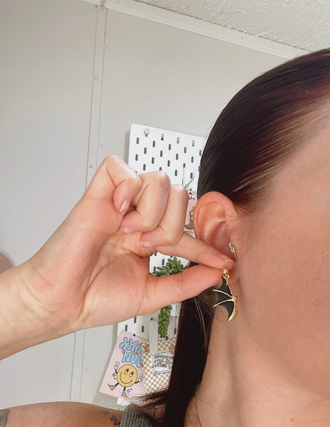 Bat Boys Earrings