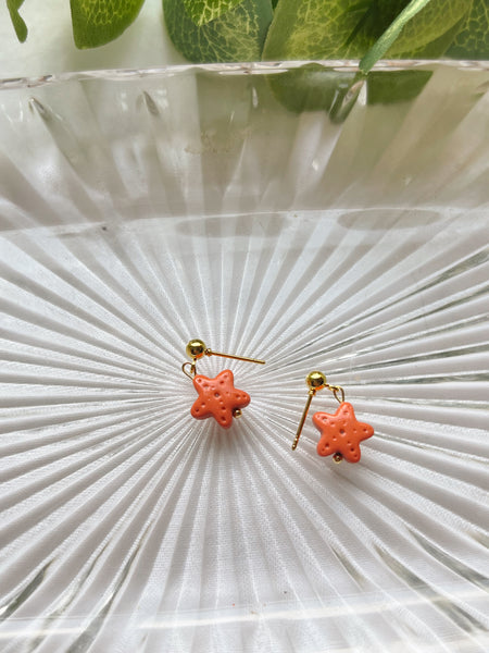 Mini Starfish Earrings