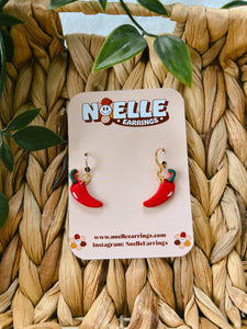 Spicy Pepper Earrings