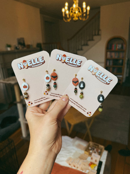 Beaded Fall Icon Earrings
