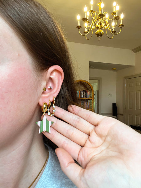 Big Pink & Green Stars