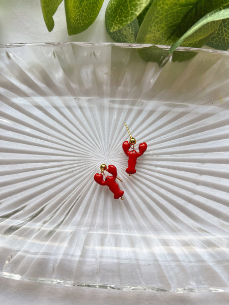 Mini Lobster Earrings