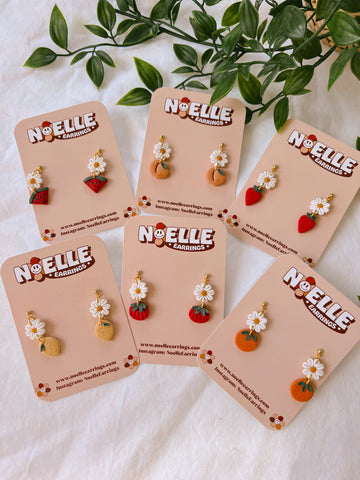 Daisy Fruit Earrings