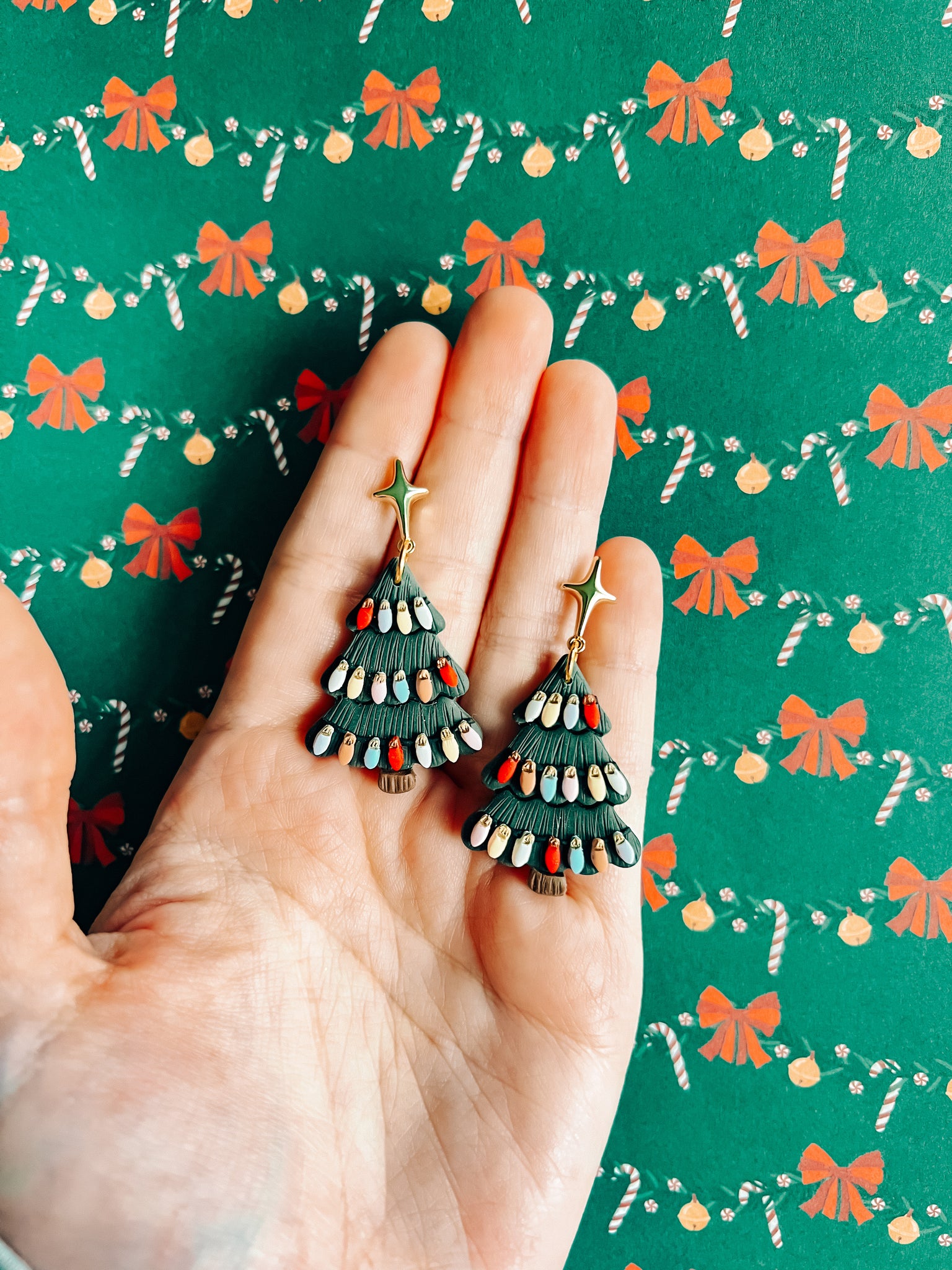 Festive Tree Earrings