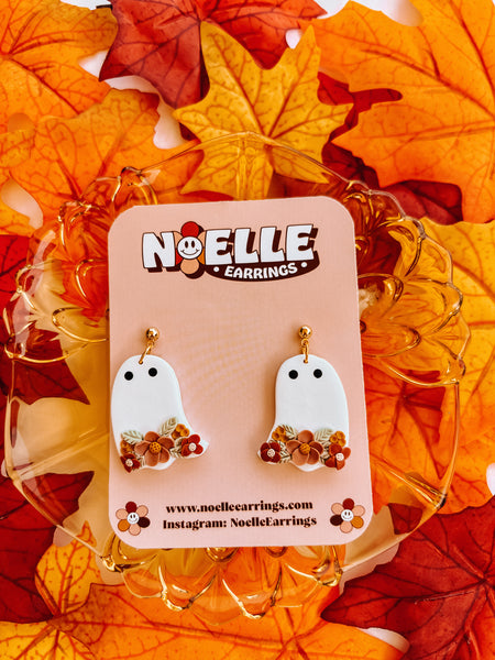 Fall Floral Ghosts