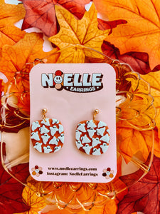Ghost Patterned Earrings
