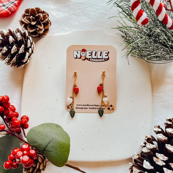 Christmas Light Dangle Earrings
