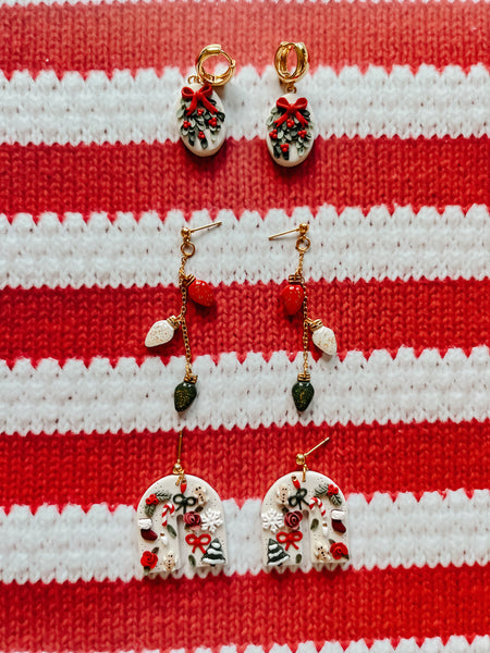 Christmas Light Dangle Earrings