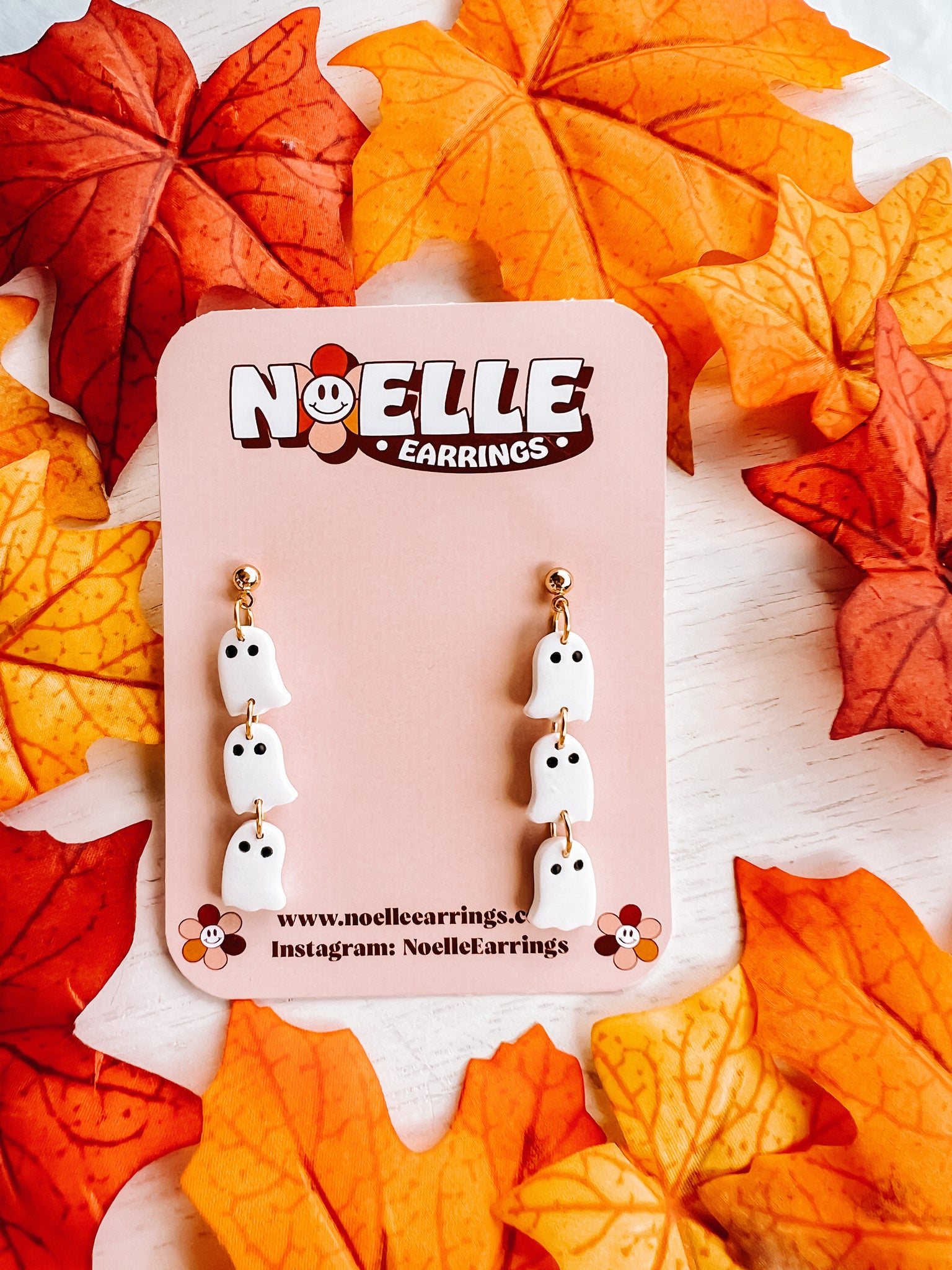 Triple Ghost Earrings