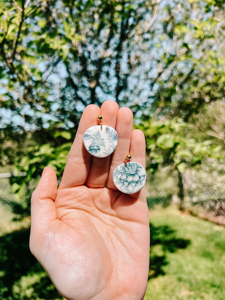 Circle Grandma-Core Earrings