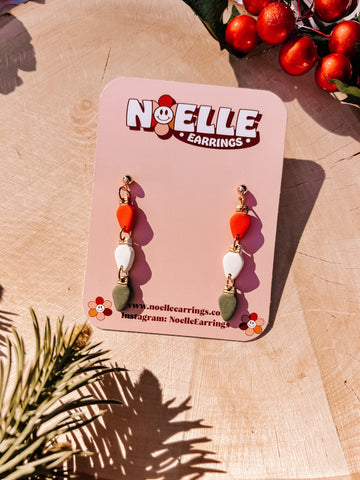 Christmas Light Earrings