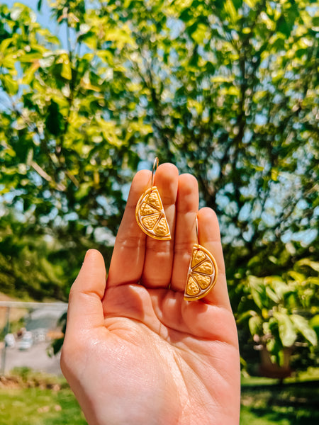 Lemon Slice Hoops