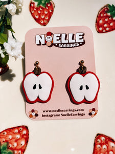 Red Apple Earrings