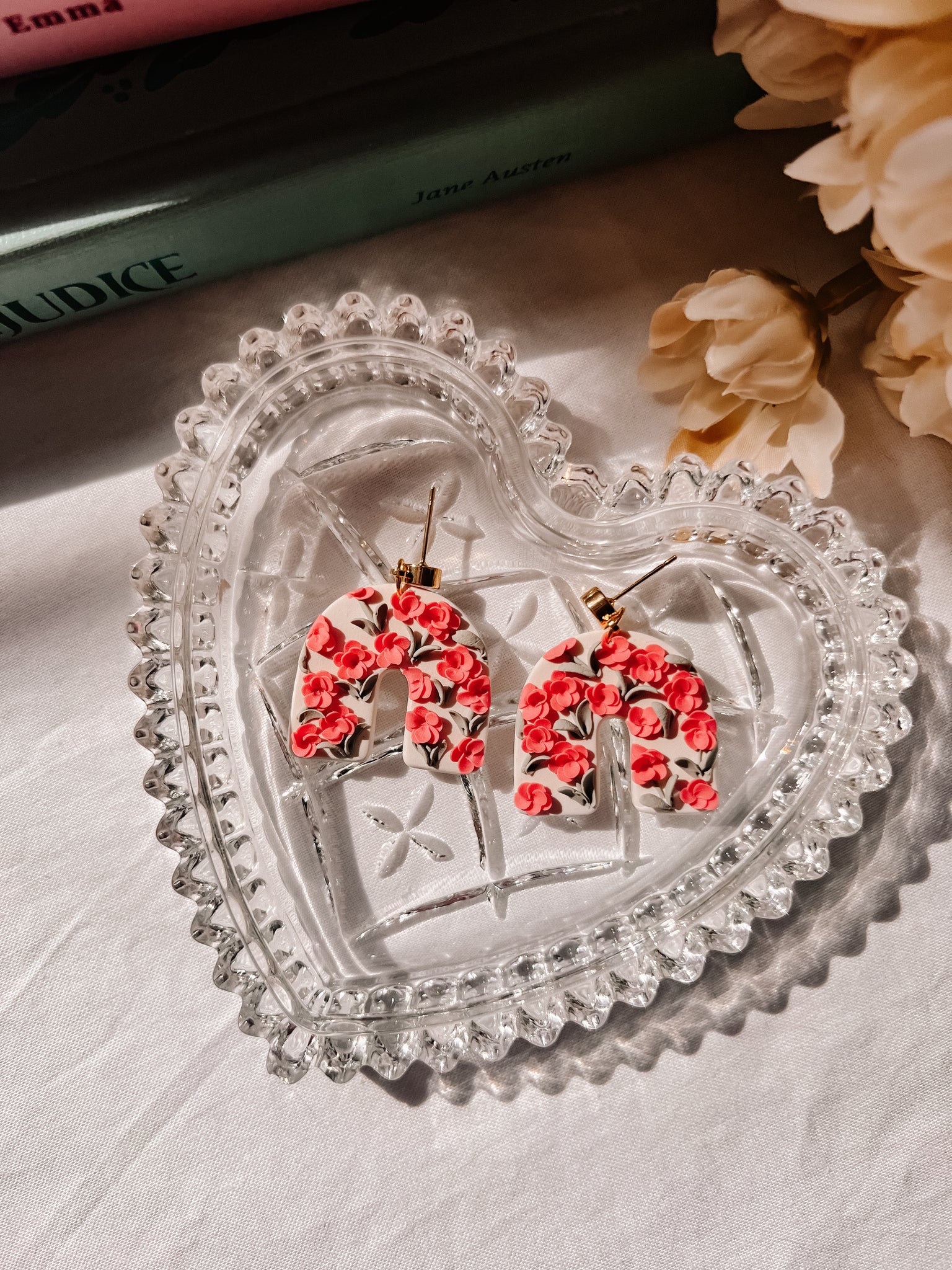 Soft Spring Floral Earrings