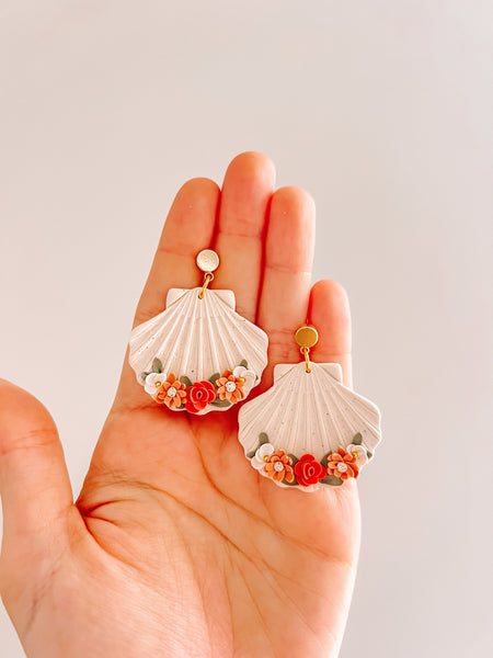 Floral Embellished Shells