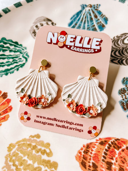 Floral Embellished Shells