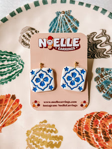 Mediterranean Tile Earrings