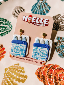 Sardine Tin Earrings
