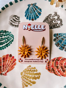 Freckled Sun Earrings