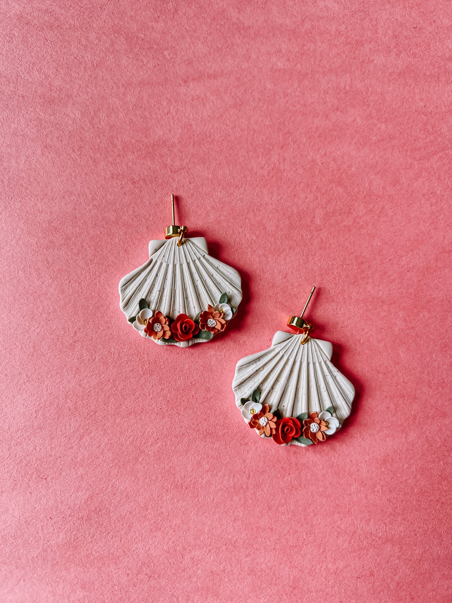 Floral Embellished Shells