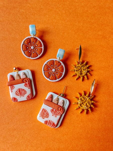 Freckled Sun Earrings