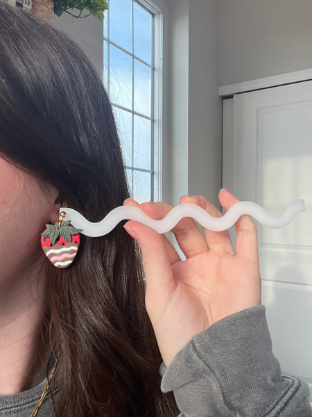 Chocolate Covered Strawberry Earrings