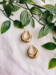 Gold Filled Chubby Hoops