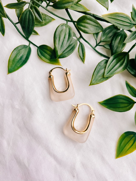 Gold Filled Resin Hoops