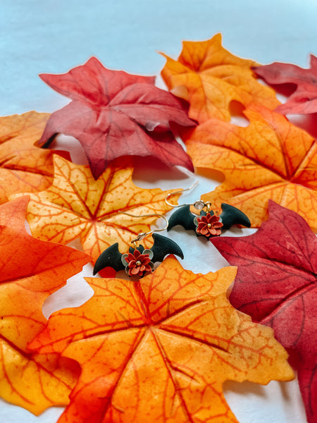Floral Bat Earrings- 2025 Edition