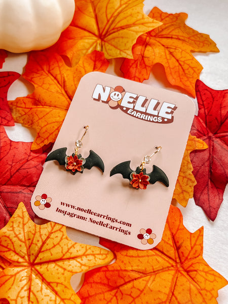 Floral Bat Earrings- 2025 Edition