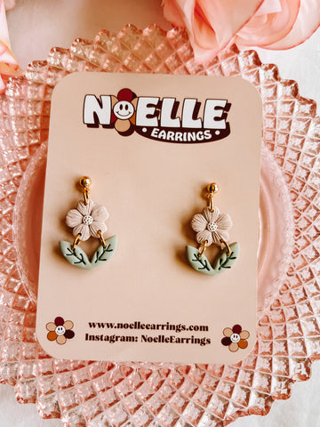 Pink Mini Bloom Earrings