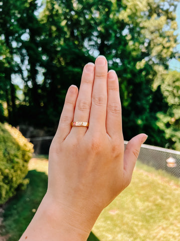 Adjustable Gold Filled Happiness Ring