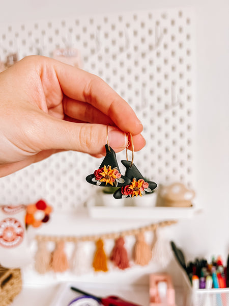 Floral Witch Hats