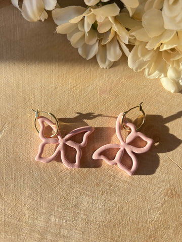 Cut-Out Butterfly Earrings