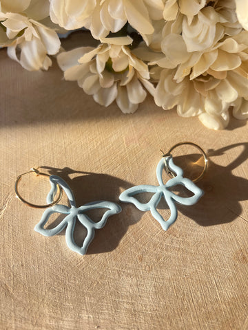 Cut-Out Butterfly Earrings