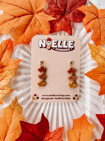Small Fall Leaf Dangles