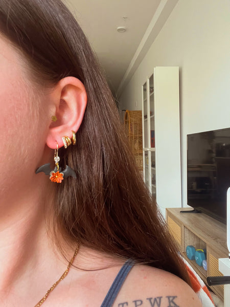 Floral Bat Earrings- 2025 Edition