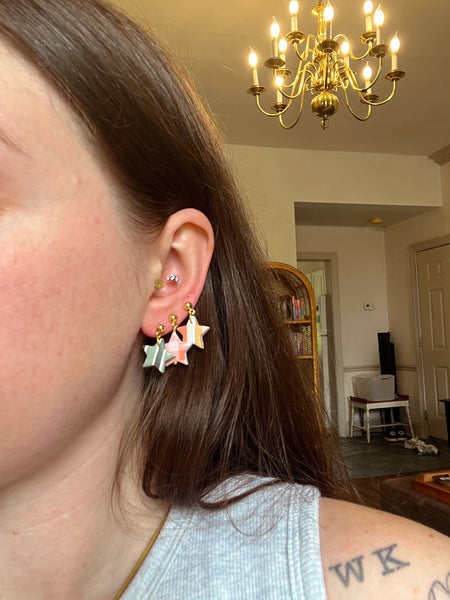 Mini Star Earrings