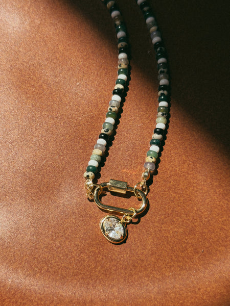 Maisie Beaded Charm Necklace