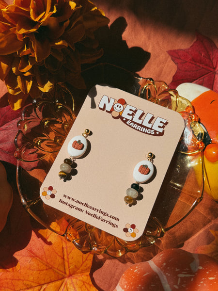 Beaded Fall Icon Earrings