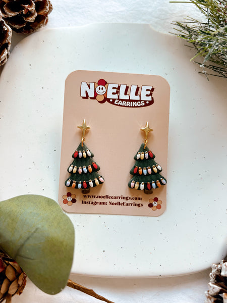 Festive Tree Earrings